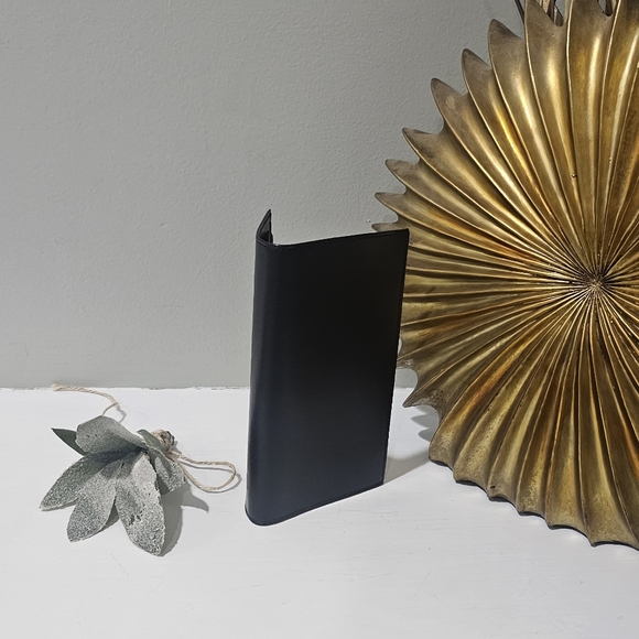 Vintage Coach Water Buffalo Combination Leather Checkbook Wallet # 4859 New! - Picture 9 of 10